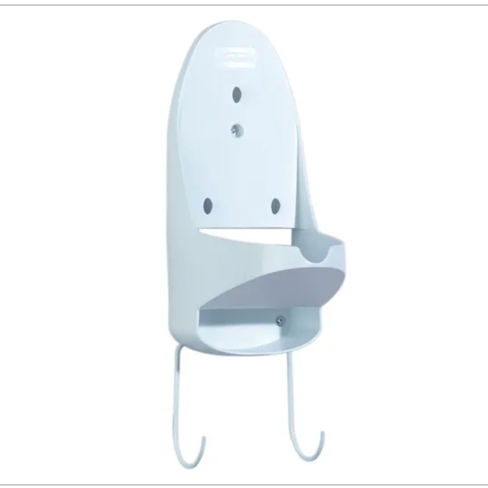 NEW Wall Mount for Iron and Ironing Board Hook & Mounting Hardware White Sunbeam
